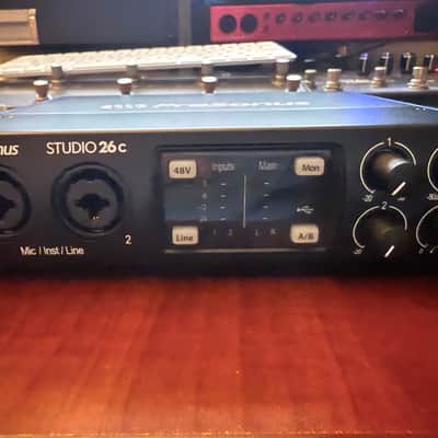 "LIKE NEW" PreSonus Studio 26C 2x4 USB-C Audio / MIDI Interface 2019 - Present - Black image 2