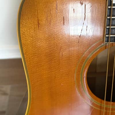 Gibson DOVE 1969 - Natural Top (rare brown maple sides and back) image 7