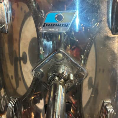 Ludwig Big Beat Late-70s 24" 4-piece Stainless Steel Drum Kit image 21