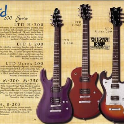 Ultra RARE PRE serial LTD E-200 '1997 - Black image 3