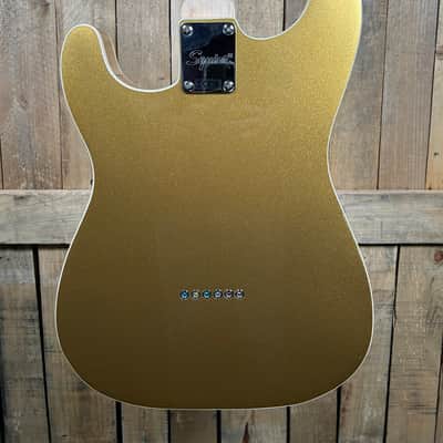 Squier Paranormal Custom Nashville Stratocaster Electric Guitar - Aztec Gold image 2