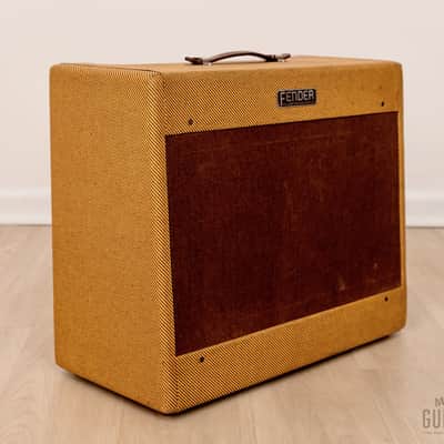 1954 Fender Super Tweed Wide Panel Vintage Tube Amp 2x10 w/ Jensen P10R, 5D4 image 1