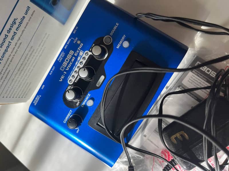 Boss VE-1 Vocal Echo Multi-Effect Unit 2015 - Present - Blue image 1
