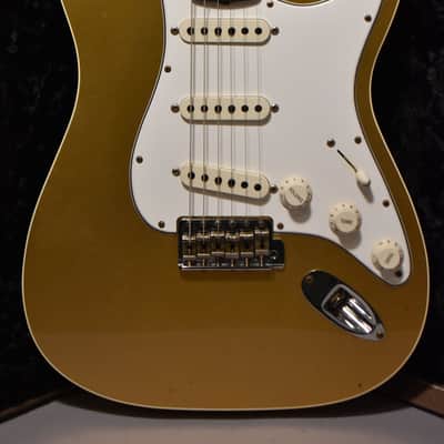 2021 Fender Custom Shop LTD GC Double Bound Stratocaster Journeyman Relic Aztec Gold w/OHSC image 2
