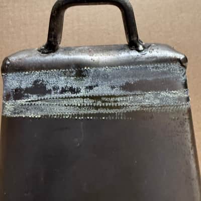 Unbranded Large Handcrafted Steel Cowbell – Silver Finish – Heavy-Duty Percussion Bell – Used image 9