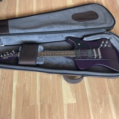 Spider Hardrock Series Electric Guitar Purple Sparkle Dual Humbuckers w/ Hard Case image 1