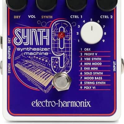 Electro-Harmonix Synth9 Synthesizer Machine Guitar Pedal image 1