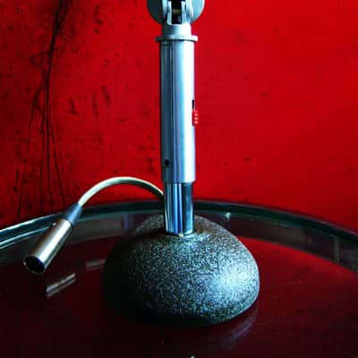 Vintage 1960's Altec 660A dynamic microphone "Salt Shaker" w period stand & cable Hi Z 632C 633A image 10