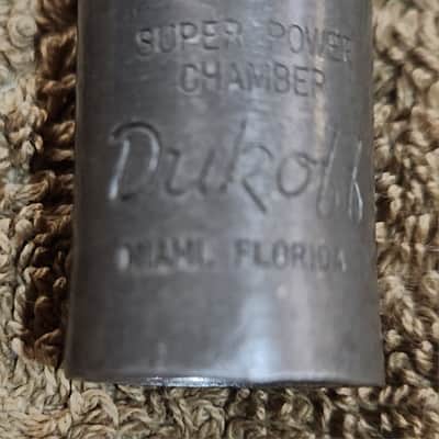 VINTAGE! Bobby Dukoff Super Power Chamber Miami Florida Mouthpiece Alto (D6) 1970s - Silverite image 16