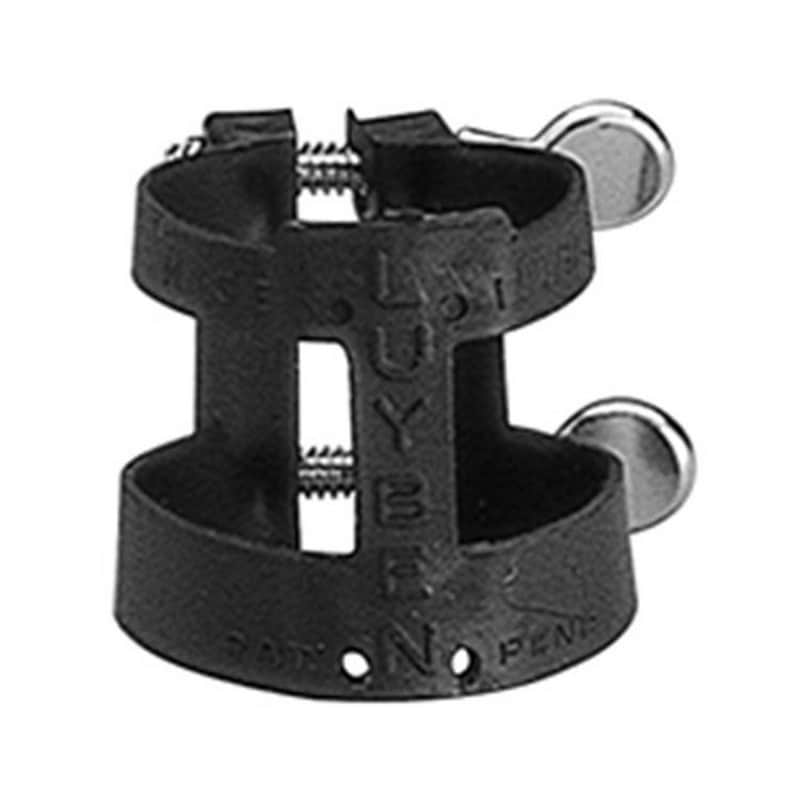 Luyben Bb Clarinet Ligature Black With Cap image 1