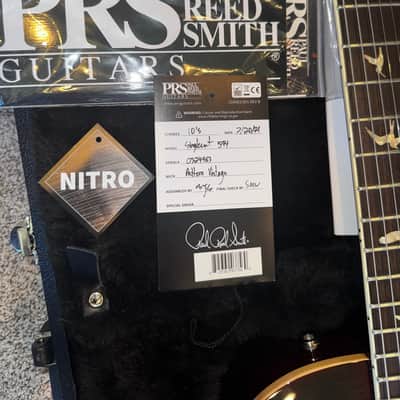 PRS Core McCarty 594 2021 - Fire Red Burst Red image 2