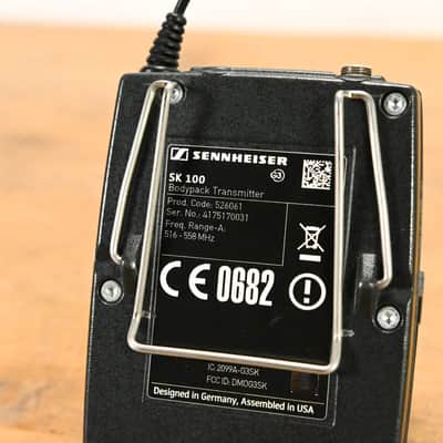 Sennheiser ew 100 G3 Bodypack Wireless System - A Range NO POWER SUPPLY CG01YQP image 15