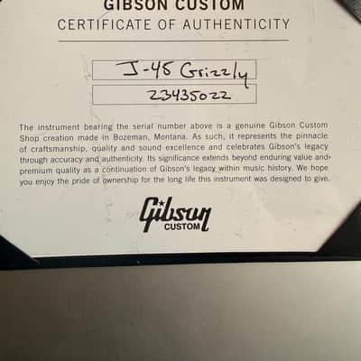 Gibson J-45 Custom Select Grizzly Burst (2026) *SUPER RARE* image 15