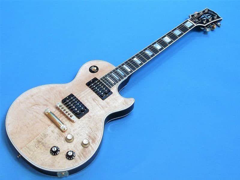 Gibson Custom Shop Mick Ronson Les Paul '68 Custom Raw Natural Top image 1