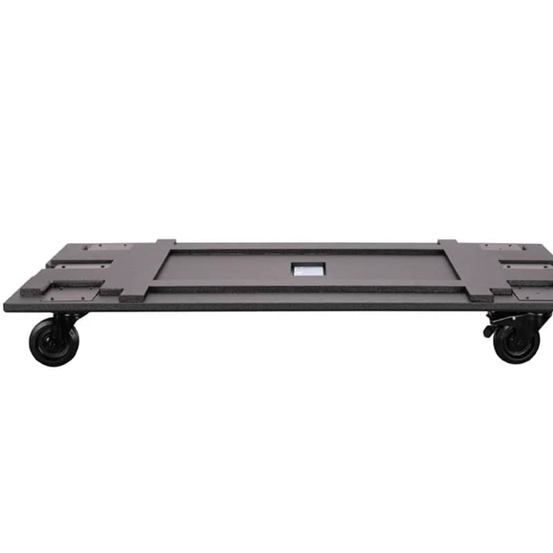 American DJ ADB218 ATS218 Transport dolly board.  Includes heavy duty 4-inch casters with brakes. image 1
