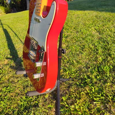 1994 Fender Telecaster MIM squier series red maple rare image 5