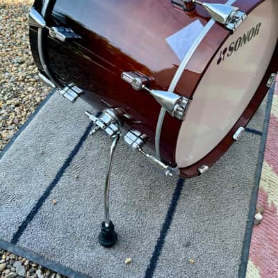 Sonor AQ2 16" x 15" Maple Bass Drum with Bass Mount Brown Fade Gloss image 2