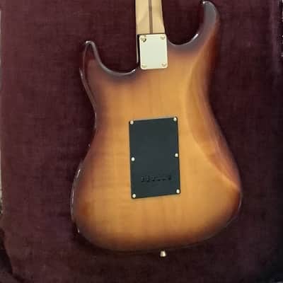 Squier by Fender Standard Series Stratocaster 2013 Cherry Sunburst with Iron Gear Texas Loco & Fender Pickups and 10-way Parallel and Series wiring image 2