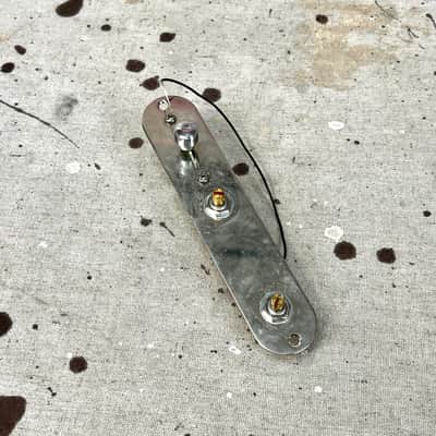 Used Unbranded Aftermarket Telecaster Control Plate and Wiring Harness CTS Pots image 1