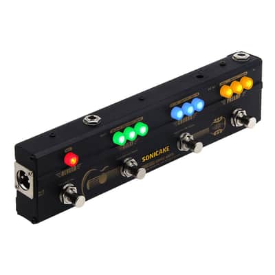 SONICAKE Sonic Wood Acoustic Guitar Preamp DI Box Multi Effects Chorus Delay Reverb Pedal with XLR O(U.S. domestic inventory) image 1