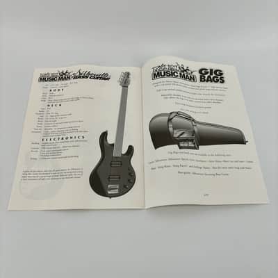1997 Ernie Ball MUSIC MAN Specifications Catalog [AXIS, Luke, Steve Morse, Albert Lee, Silhouette, StingRay] image 9