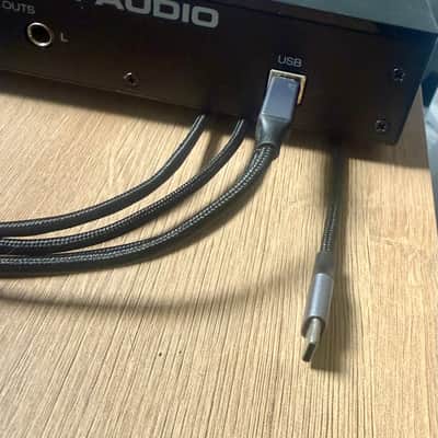 M-Audio M-Track Duo USB Audio Interface 2021 - Black with USB C cable image 7