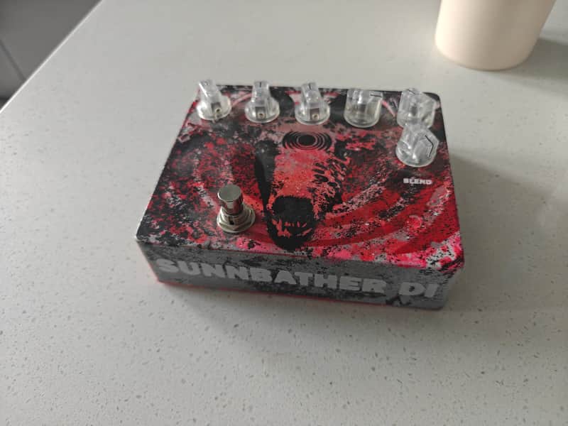 Abominable Electronics Sun Bather DI pedal 2017 - Grey / Red image 1
