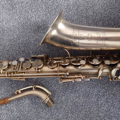 Vintage Selmer Modele 22 Alto Saxophone 1922 - Silver image 18