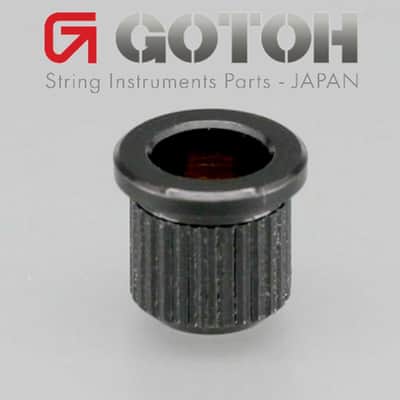 NEW (6) Gotoh TLB-1 String Body Ferrules for Fender Telecaster/Tele - BLACK image 1