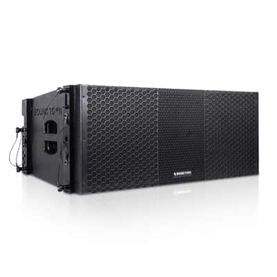 ZETHUS-210BPW | ZETHUS Series Dual 10" Powered Line Array Loudspeaker with Onboard DSP, Black image 1