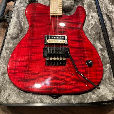Warmoth Super tele Transparent red image 8