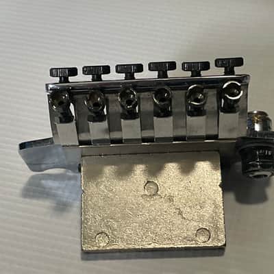 1990's Korean Ibanez RG Series SLT101 SLT-101 Chrome Floyd Rose Single Locking Tremolo Bridge & Arm image 6