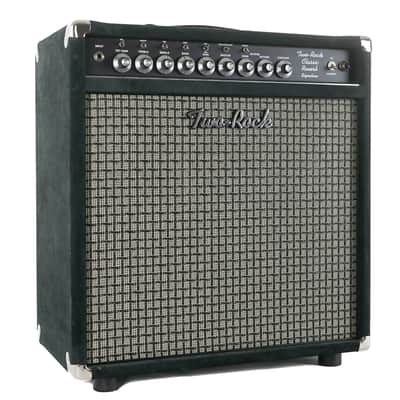 Used Two-Rock Classic Reverb Signature 40/20 Combo Black Suede / Large Check Grill image 4