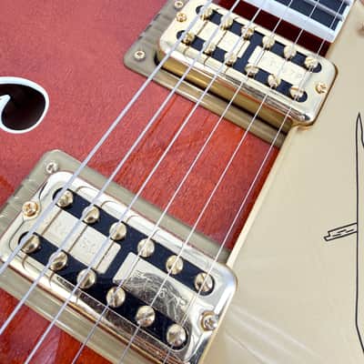 2022 Gretsch G6120TG Players Edition Nashville – Orange Stain image 11