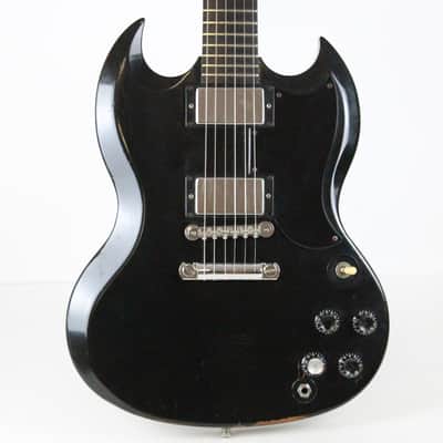 2001 Gibson SG TONY IOMMI Ebony Black in Original Case ~Killer Doom METAL RELIC~ Crosses Black Sabbath Very RARE image 8