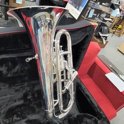 Besson Prodigy series BE165 4 Valve Euphonium - Silver image 12