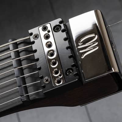 Mayones Hydra 7 Elite Headless - Trans Black Satin - Custom Satin Neck image 22
