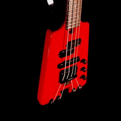 Warwick Nobby Meidel Bass 1985 Red. Headless. Extremely Rare. Few built in this color image 3