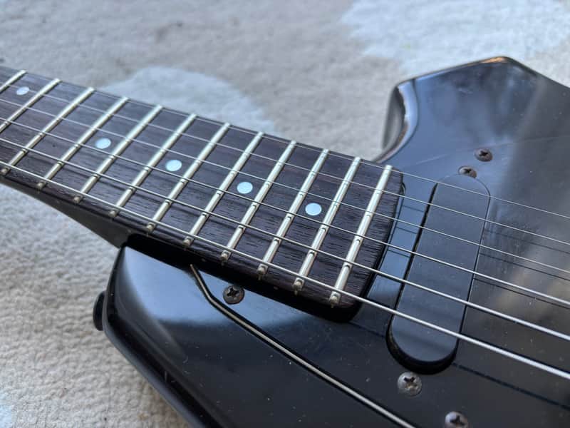 Casio MG-500 MIDI Guitar Black Color Rare MIJ Japan Vintage Guitar