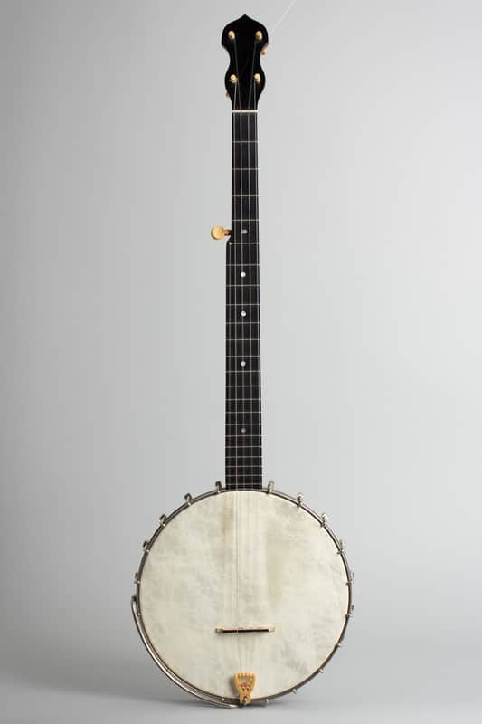 Fairbanks No. 0 5 String Banjo (1905), ser. #22907, black tolex hard shell case. image 1