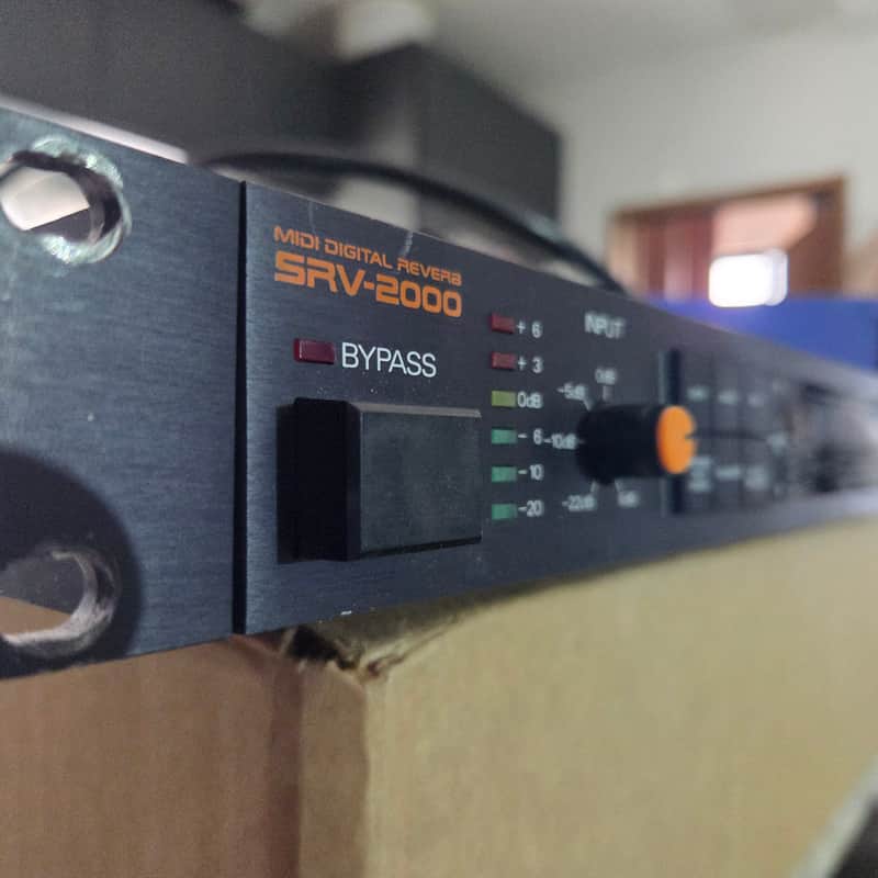 Roland SRV-2000 MIDI Digital Reverb 1985 - 1989 - Black image 1