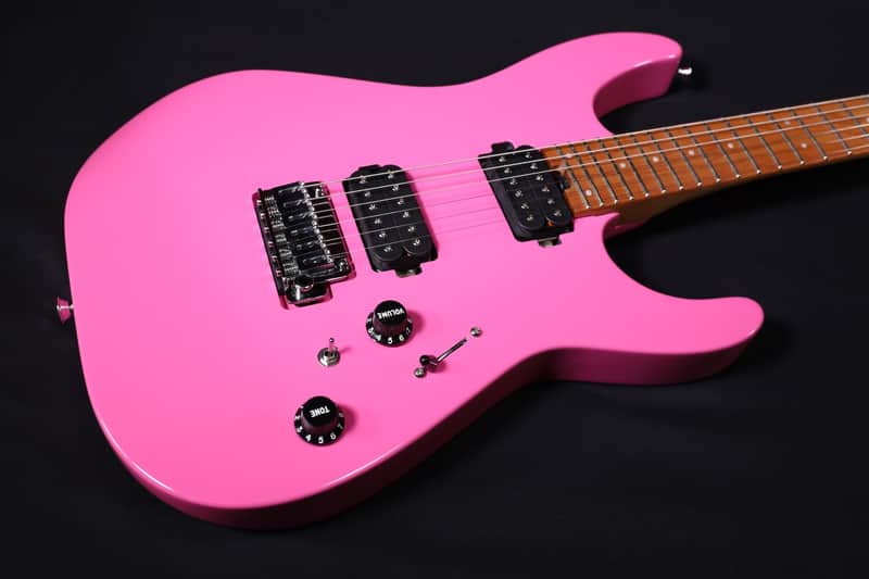 MINT Charvel Pro-Mod DK24 HH 2PT CM, Caramelized Maple Fingerboard, Bubblegum Pink 378 image 1