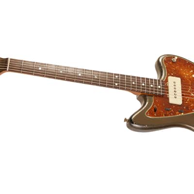 Fender Custom Shop Masterbuilt (Dale Wilson) Custom '59 Jazzmaster Heavy Relic Charcoal Frost Metallic Over Black (One of a Kind) #CZ557907 image 4