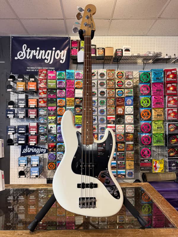Fender American Performer Jazz Bass with Rosewood Fretboard - Arctic White image 1