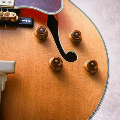 GIBSON USA Custom Shop Crimson Division L-5 CES Archtop "Natural + Ebony" (2014) image 9