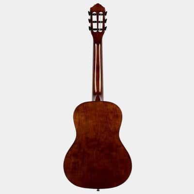 Ortega RST5-1/2 Family Series 1/2 Size Classical Guitar – Spruce Top, Mahogany Back & Sides, Natural Satin image 9