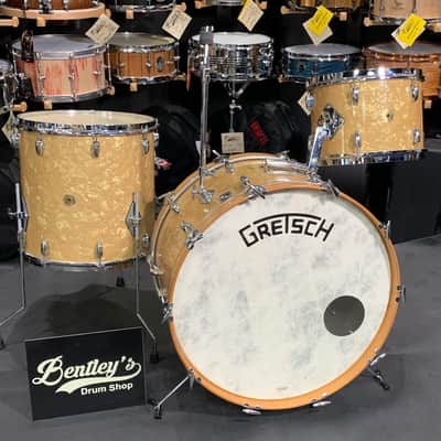 Gretsch BroadKaster Series 13/16/24 Drum Kit Set in Vintage Marine Pearl (Rm4) image 1