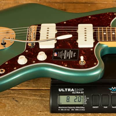 Fender American Professional Classic Jazzmaster - Rosewood - Faded Sherwood Green Metallic image 8