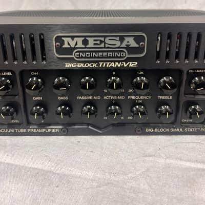 Mesa Boogie Big Block Titan V12 2-Channel 1200-Watt Bass Amp Head 2007 - 2011 - Black image 3