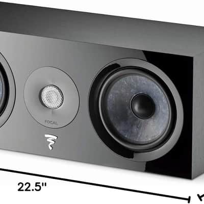 Focal Chora Center 2-Way Sealed Center Loudspeaker, Black image 7